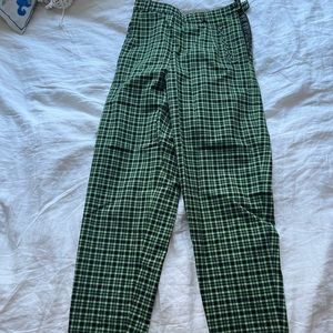 Plaid Highwaist Pants
